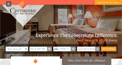 Desktop Screenshot of centerstonehotels.com